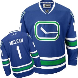 Kirk McLean Signed Vancouver Canucks Reebok NHL Jersey Captain Kirk (COJO  COA)