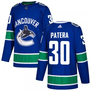 Jiri Patera Vancouver Canucks Adidas Authentic Blue Home Jersey