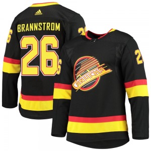 Erik Brannstrom Vancouver Canucks Adidas Authentic Black Alternate Primegreen Pro Jersey