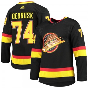 Jake DeBrusk Vancouver Canucks Adidas Authentic Black Alternate Primegreen Pro Jersey