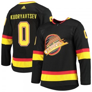 Kirill Kudryavtsev Vancouver Canucks Adidas Authentic Black Alternate Primegreen Pro Jersey