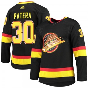 Jiri Patera Vancouver Canucks Adidas Authentic Black Alternate Primegreen Pro Jersey