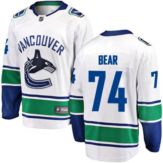 For Sale: Canucks Ethan Bear Jersey with the Cree Name Bar, like how they  did for him in Edmonton and Carolina. : r/hockeyjerseys