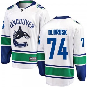 Jake DeBrusk Vancouver Canucks Fanatics Branded Breakaway White Away Jersey