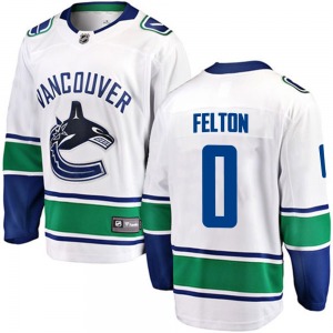 Christian Felton Vancouver Canucks Fanatics Branded Breakaway White Away Jersey