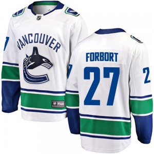 Derek Forbort Vancouver Canucks Fanatics Branded Breakaway White Away Jersey