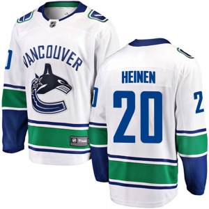 Danton Heinen Vancouver Canucks Fanatics Branded Breakaway White Away Jersey