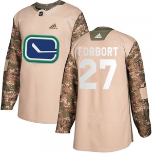 Derek Forbort Vancouver Canucks Adidas Authentic Camo Veterans Day Practice Jersey