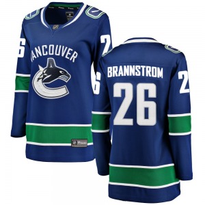 Women's Erik Brannstrom Vancouver Canucks Fanatics Branded Breakaway Blue Home Jersey