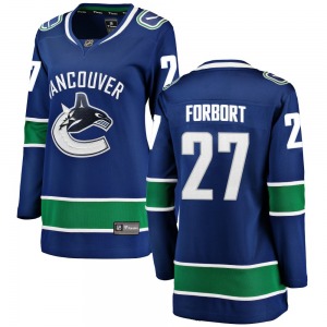 Women's Derek Forbort Vancouver Canucks Fanatics Branded Breakaway Blue Home Jersey