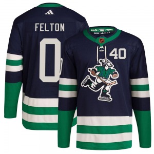 Youth Christian Felton Vancouver Canucks Adidas Authentic Navy Reverse Retro 2.0 Jersey