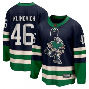 Danila Klimovich Vancouver Canucks Fanatics Branded Breakaway Navy Special Edition 2.0 Jersey