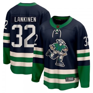 Kevin Lankinen Vancouver Canucks Fanatics Branded Breakaway Navy Special Edition 2.0 Jersey