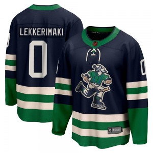 Jonathan Lekkerimaki Vancouver Canucks Fanatics Branded Breakaway Navy Special Edition 2.0 Jersey