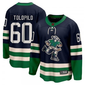 Nikita Tolopilo Vancouver Canucks Fanatics Branded Breakaway Navy Special Edition 2.0 Jersey