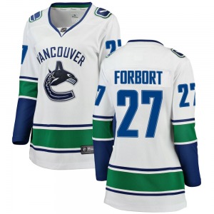 Women's Derek Forbort Vancouver Canucks Fanatics Branded Breakaway White Away Jersey