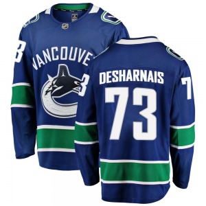 Vincent Desharnais Vancouver Canucks Fanatics Branded Breakaway Blue Home Jersey