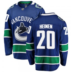 Danton Heinen Vancouver Canucks Fanatics Branded Breakaway Blue Home Jersey