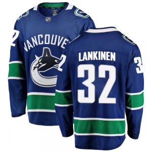 Kevin Lankinen Vancouver Canucks Fanatics Branded Breakaway Blue Home Jersey