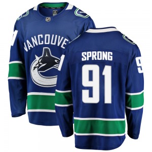 Daniel Sprong Vancouver Canucks Fanatics Branded Breakaway Blue Home Jersey