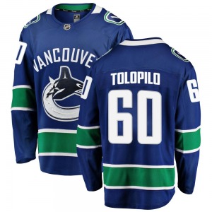 Nikita Tolopilo Vancouver Canucks Fanatics Branded Breakaway Blue Home Jersey