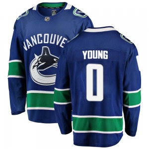 Ty Young Vancouver Canucks Fanatics Branded Breakaway Blue Home Jersey