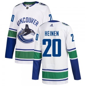 Danton Heinen Vancouver Canucks Adidas Authentic White Away Jersey