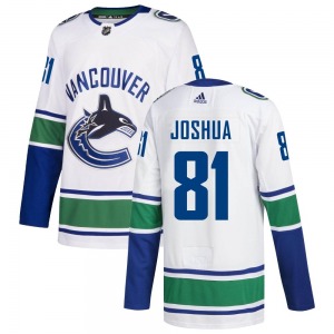 Dakota Joshua Vancouver Canucks Adidas Authentic White zied Away Jersey