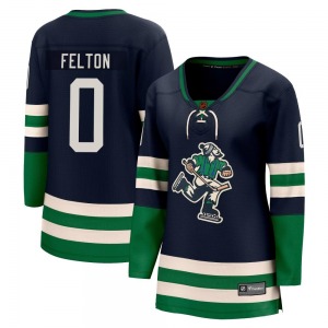 Women's Christian Felton Vancouver Canucks Fanatics Branded Breakaway Navy Special Edition 2.0 Jersey