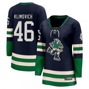 Women's Danila Klimovich Vancouver Canucks Fanatics Branded Breakaway Navy Special Edition 2.0 Jersey