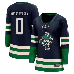 Women's Kirill Kudryavtsev Vancouver Canucks Fanatics Branded Breakaway Navy Special Edition 2.0 Jersey