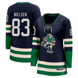 Women's Tristen Nielsen Vancouver Canucks Fanatics Branded Breakaway Navy Special Edition 2.0 Jersey